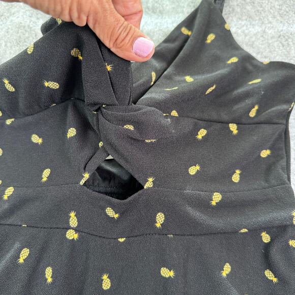 Blue Rain Women's‎ S NWT All Over Pineapple Print Mini Dress - Picture 8 of 8